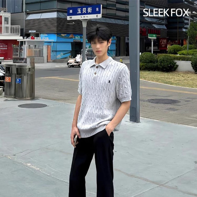 2025 New Spring and Autumn Men's Business Formal Trousers, Extended Version, Versatile Loose Fit, Slightly Flared Cleanfit Trousers