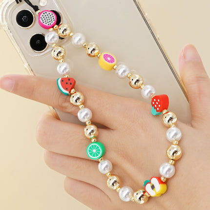 Factory direct supply handmade beaded mobile phone lanyard bluetooth speaker lanyard flashlight fan selfie stick U disk sling