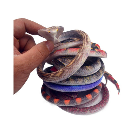New Soft Rubber Pattern Python, King Snake, Germanium Snake, Red Snake, Various High Artificial Fake Snake Models