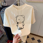 apricot [Back Bear Black]] / 3XL