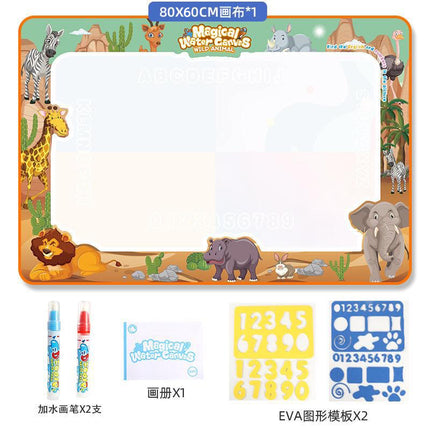 Cross-border Magic Water Painting Cloth Toy Clear Water Painting Sketchpad Magic Color Graffiti Blanket Water Painting Children's Toy