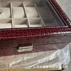 Wine red 12-compartment