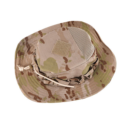 Foreign trade new military fan PRO second generation round hat with large brim spring and summer sunshade breathable tactical camouflage benney hat