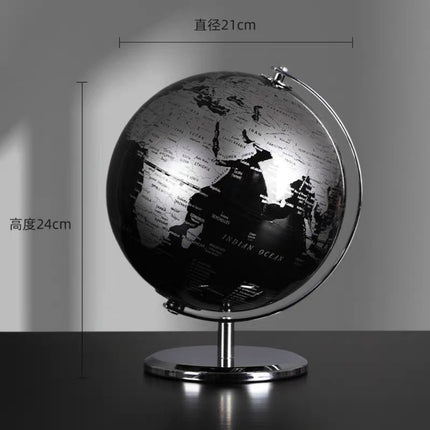 Full English European-Style Cross-Border E-Commerce Globe Dropshipping Desktop Ornament Satellite Office Crafts