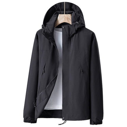 Foreign Trade New Products Men's Windproof Waterproof Outdoor Spring and Autumn Coat Trendy Brand Xizang Couple's Single-Layer Mountaineering Suit for Women