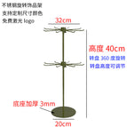 Black titanium rotating 2-layer windmill frame (height 40cm)