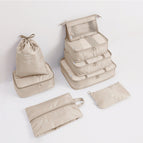 Beige eight-piece set
