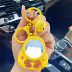 Yellow bear-lighting keychain