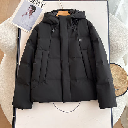 24 high quality Thick Cold-resistant Windproof Water-splashing Hooded Down Jacket for Women