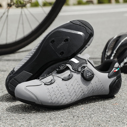 Road Bike Lock Shoes, Bicycle Riding Shoes, Lock-Free Summer Hard-Soled Mountain Bike Breathable and Wear-Resistant Professional Cycling Lock Shoes
