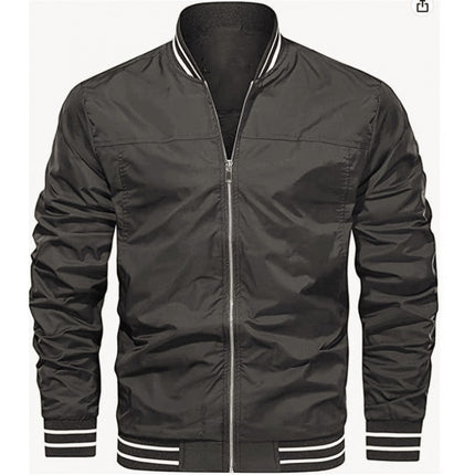 Men's Jacket Light Windbreaker Bomber Jacket Windproof Casual Jacket Coat European Size Amazon AliExpress