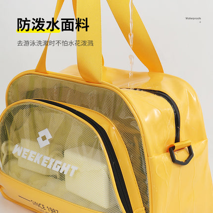 Swimming Bag Wash Bag Large Capacity Storage Cosmetic Bag Sports Fitness Crossbody Special Bag Dry and Wet Separation Beach Bag