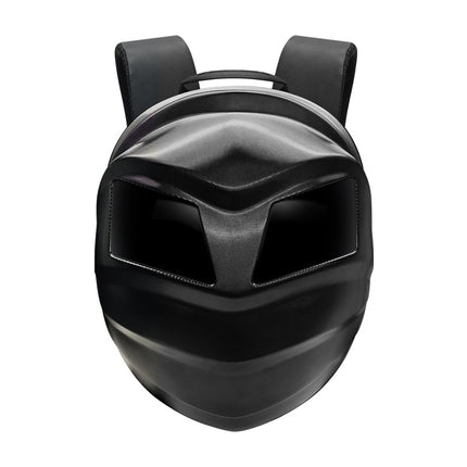Loy Black Knight Led Iron Man Motorcycle Backpack Led Waterproof Motorcycle Riding Helmet Bag Backpack Night Riding