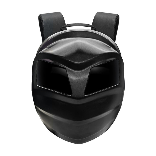 Loy Black Knight Led Iron Man Motorcycle Backpack Led Waterproof Motorcycle Riding Helmet Bag Backpack Night Riding