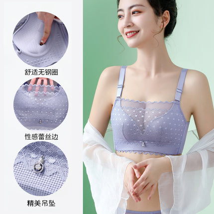 Summer new black tube top in stock thick cup underwear anti-light bra gathered women manufacturers explosion generation