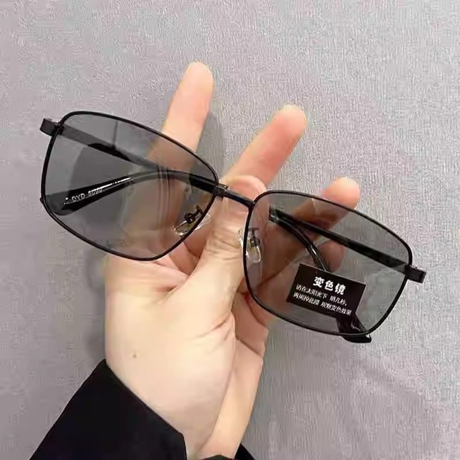 Day and Night Color Changing Sunglasses Men's High-Level Driving Special Polarized Glasses Men's Cycling Fishing Welding Sunglasses