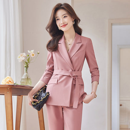 High-level Elegant Professional Suit Jacket Women's Autumn New Slim-fit Slimming High-end Professional Dress Suit suit