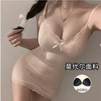 Apricot color [with removable breast pad] / S