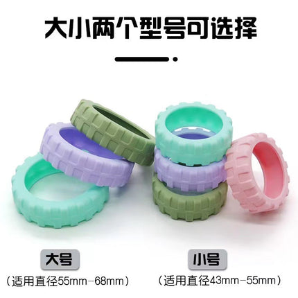 Explosions Caster Shoes Luggage Wheel Silicone Protective Cover Mute Anti-wear Shock-proof Luggage Case Caster Cover