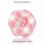 A333 pink and white plaid