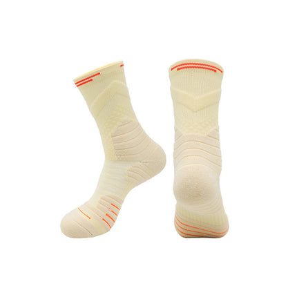 Autumn and Winter Professional Towel Bottom Elite Basketball Socks for Adults and Children Sweat-Absorbent High-Top Men's Thickened Sports Socks Wholesale
