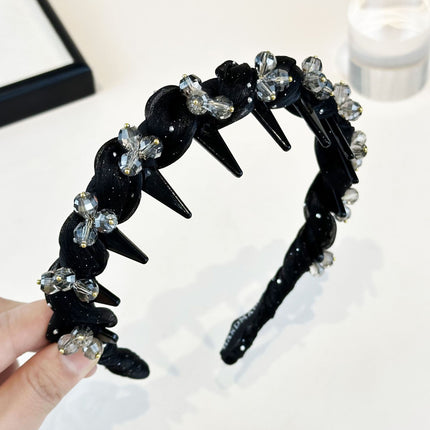 High Crown Toothed Headband for Women, 2024 New Versatile Elegant Simple Korean Hairpin Headband Accessory