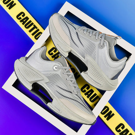 Summer 2024 New Breathable Trendy Versatile Sports Casual Men's Wear-Resistant Thick-Soled Height-Increasing Black Dad Sneakers