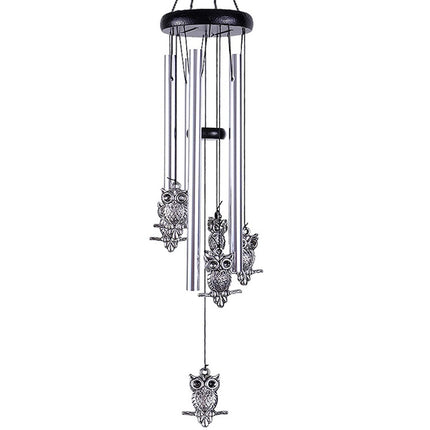 Cross-border Hot Selling Wind Bell Devil's Eye Hanging Aluminum Metal Wind Bell Indoor Garden Decoration Wholesale
