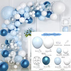 Blue balloon set 014