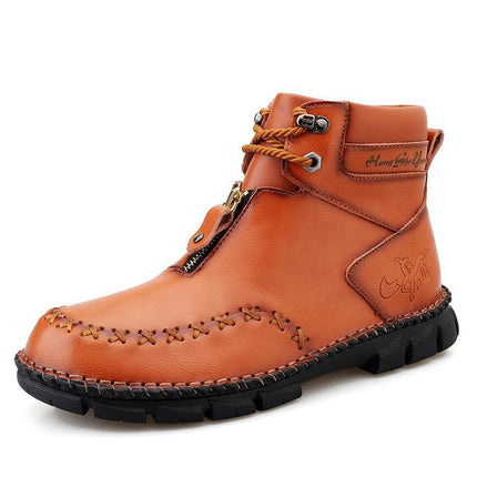 New Men's and Women's Work Shoes, Low-Cut Casual Large-Toe Shoes, Fashionable Round-Toe Flats Shoes, Couples' Rhubarb Boots, Trendy