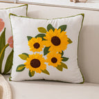 45*45cm [single pillowcase] / Four sunflowers
