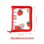 Lace strawberry m5 red binder