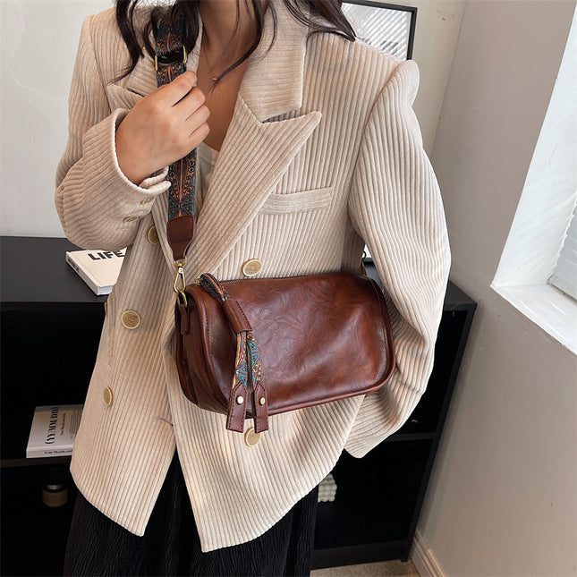 Cross-Border Korean Style Trendy Simple Large Bag for Women 2026 New Fashion Shoulder Crossbody Bag Stylish Pillow Bag