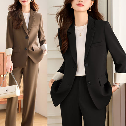 Suit suit Women's Professional Business Dress Interview College Students Advanced Sense Temperament Commuter Women's Front Desk Work Clothes