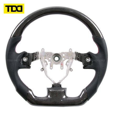 Tdd Carbon Fiber Led Custom Steering Wheel Suitable for Subaru Wrx 2008 2009 2010 2011 2012
