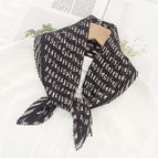 L024-149-02 black / 70cm wrinkled square towel
