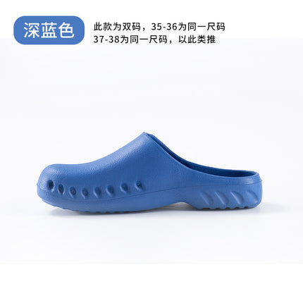 Doctor Operating Room Slippers Hospital Laboratory Icu Nurse Men and Women Waterproof Protective Toe Non-Slip Surgical Shoes