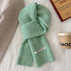 6% wool solid color-apple green