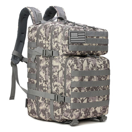 Cross-Border Outdoor Large-Capacity Backpack Multi-Functional 3P Tactical Backpack Camping Outdoor Mountaineering Bag Wear-Resistant