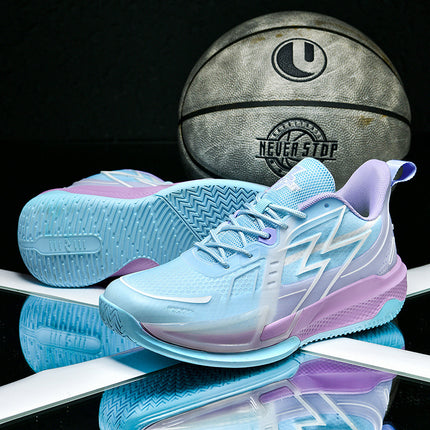 Foreign trade summer actual combat low-top basketball shoes men's and women's mesh breathable training shock absorption anti-skid sneaker a generation of hair