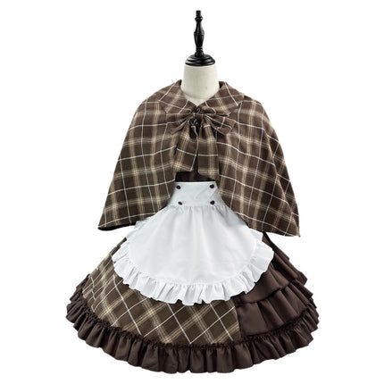 Original New Product Detective Love Song Maid Costume Plus Size Maid Costume Detective Costume Cosplay Performance Costume Anchor