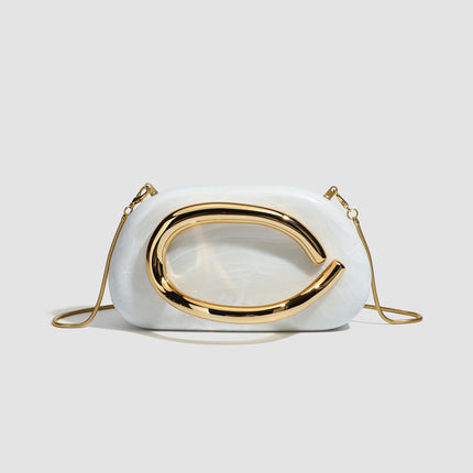 High-Appearance Single-Shoulder Crossbody Bag, Retro Versatile Chain Phone Bag, 2026 New Model Women's Clutch Evening Bag