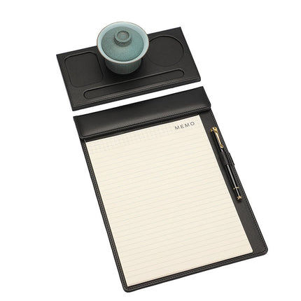 Wholesale a4 business leather meeting signing tablet clip hotel contract signature document magnetic Menu Pad clip