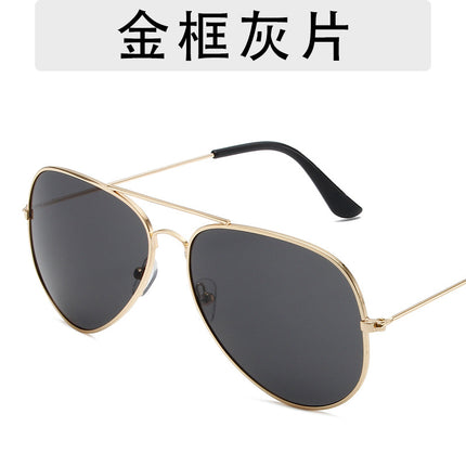 3025 fashion aviator goggles men and women personalized hip-hop all-match sunglasses 3026 colorful ocean sunglasses