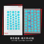 Pe material / 40 star acne patch-blue