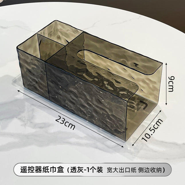 Yzt2877 Glacier Pattern Multi-Compartment Tissue Box High-End Light Luxury Creative Storage Box for Bathroom and Bedroom Home Use Tissue Dispenser