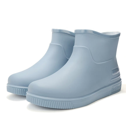 Cross-Border Hot-Selling Low-Cut Rain Boots for Women, Fashionable Water Shoes, New Non-Slip Rain Boots, Adult Warm Water Boots, Rubber Shoes Wholesale