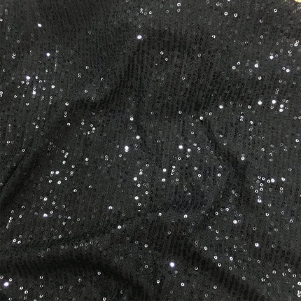 3mm straight sequins embroidered stretch mesh vertical embroidered beads fabric dress wedding dress stage clothing fabric wholesale