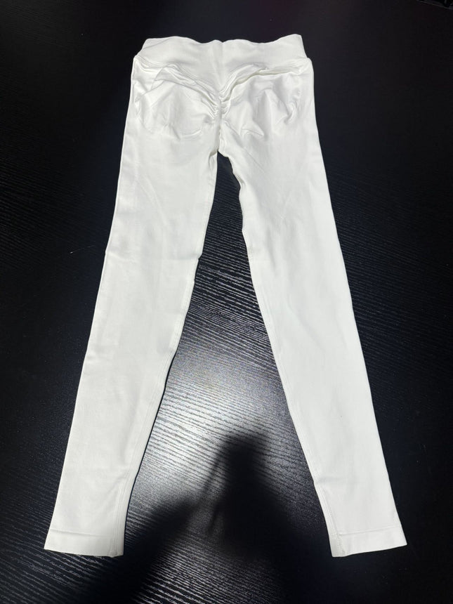Cross-Border European and American High-Waisted Peach-Waist Leggings Yoga Pants Butt Lift Tummy Control High-Elastic Fitness Pants Yoga Wear
