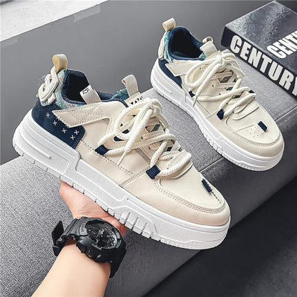 Four Seasons Shoes Autumn New Fashion Youth Trendy Student Board Shoes Breathable Casual Trendy All-match Men's Board Shoes in stock